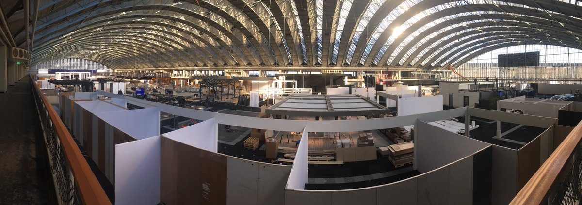 RAI Amsterdam wordt klaargestoomd voor #MastersofLXRY. Donderdag gaat de beurs van start!