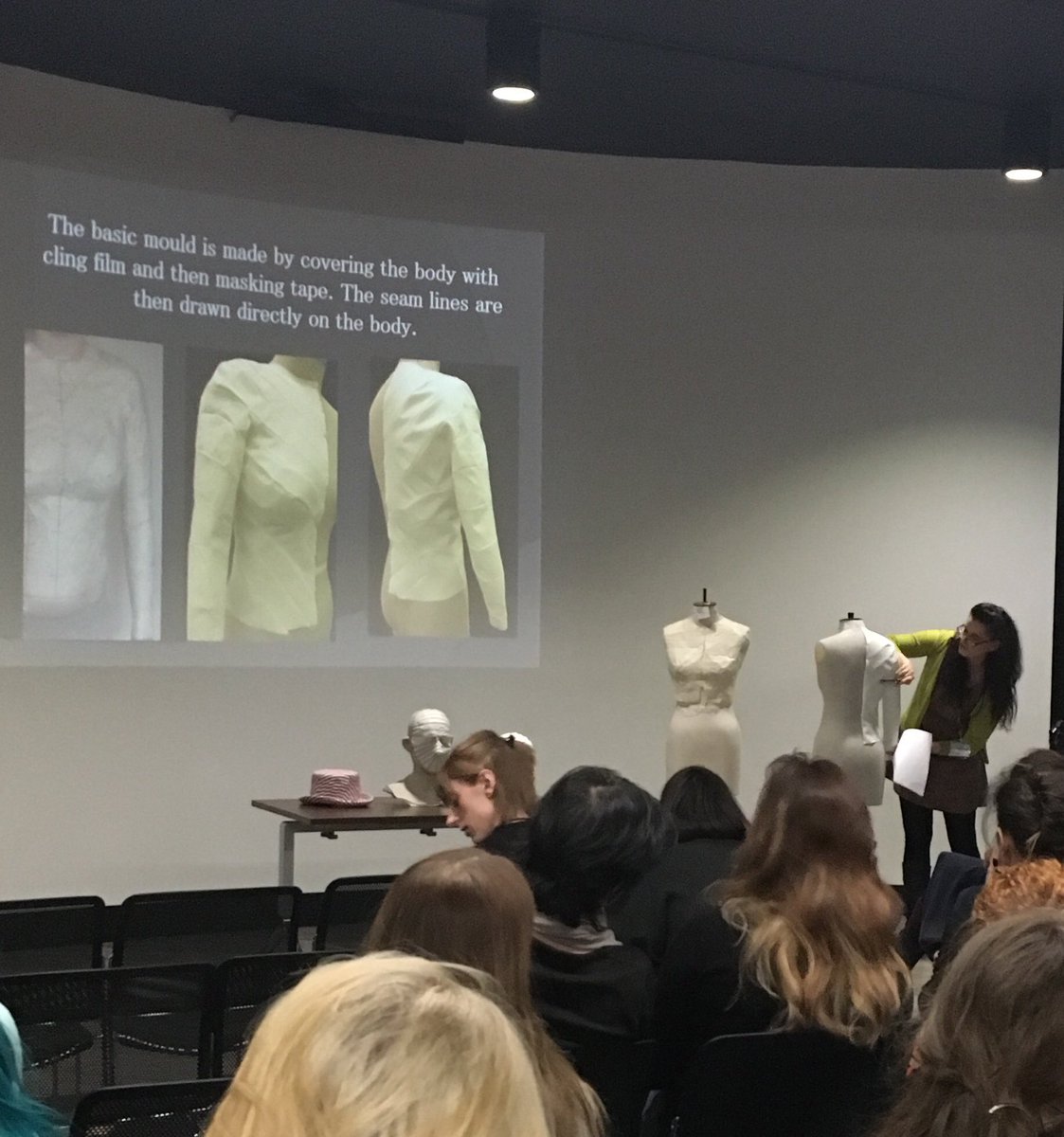 HuCostume's tweet photo. Investigating 3D to 2D pattern cutting via mound making techniques-Second Skin - #ThinkingCostume @ADAHuddersfield https://t.co/C4OhwzQKyy