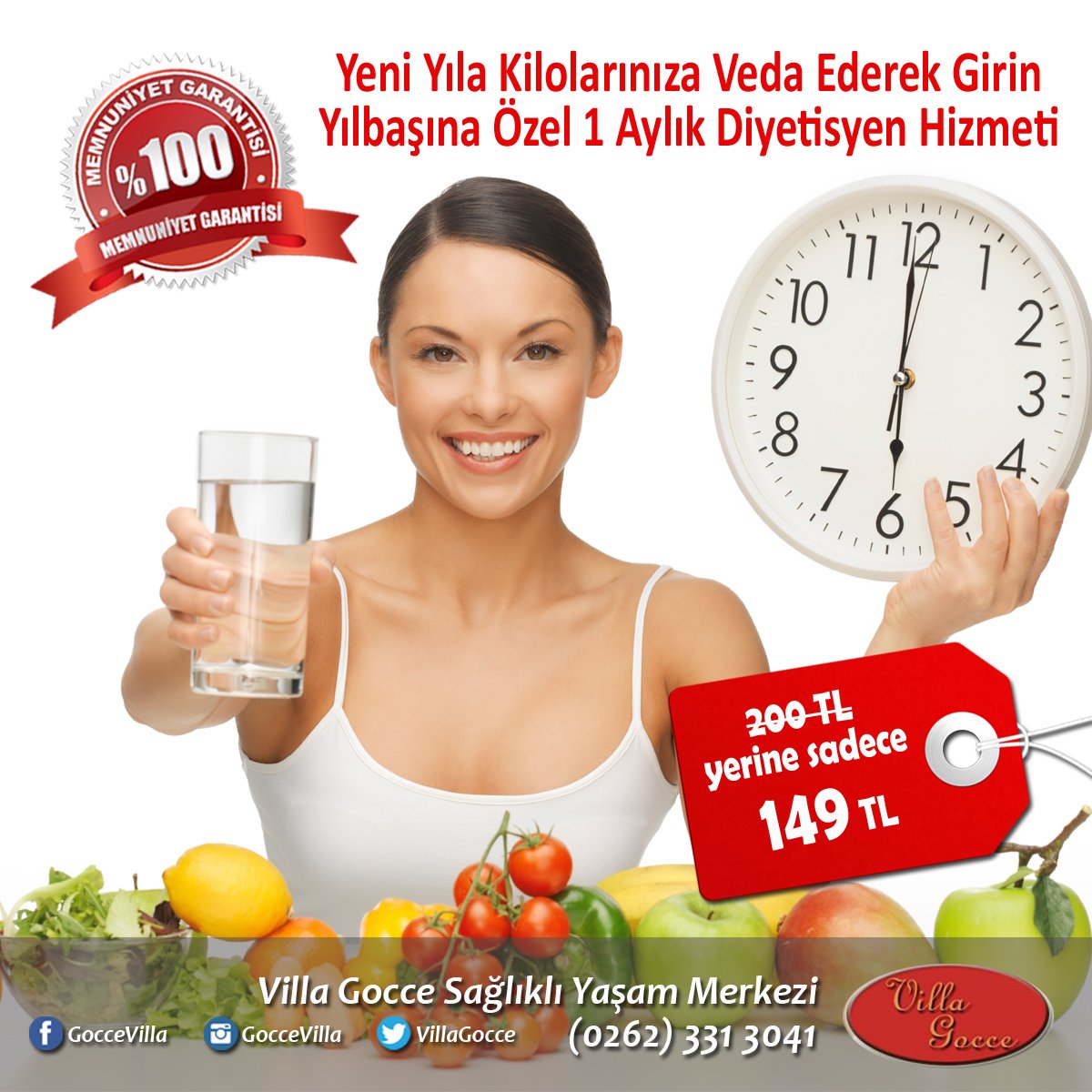 VillaGocce's tweet photo. Yeni yıla kilolarınıza veda ederek girin. #estetik #güzellik #diyet #diyetisyen #kiloverme #izmit #kocaeli #sakarya #gebze #KadınlarNeİster https://t.co/n8uwoWgfE3