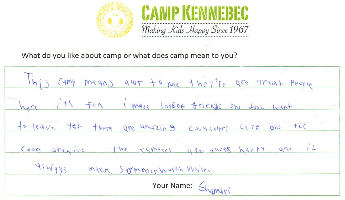 CampKennebec's tweet image. No better #mondaymotivation for camp directors!