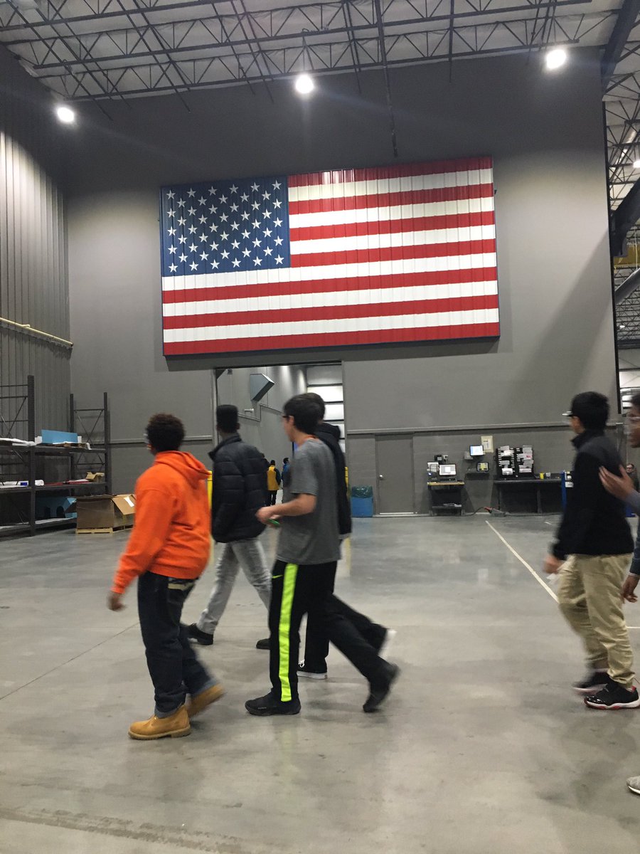 Krup32's tweet photo. @syracusePtech @SyracuseSchools GA BRAUN, thank you for having us this morning. #engineeringatwork https://t.co/Rep6Rkxtuo