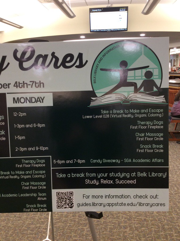 AppLibraries's tweet photo. Today's #LibraryCares stress relievers! First up from 12-2, come be creative with our make & escape fun ✂️🖍 https://t.co/Ikxsl3j86f