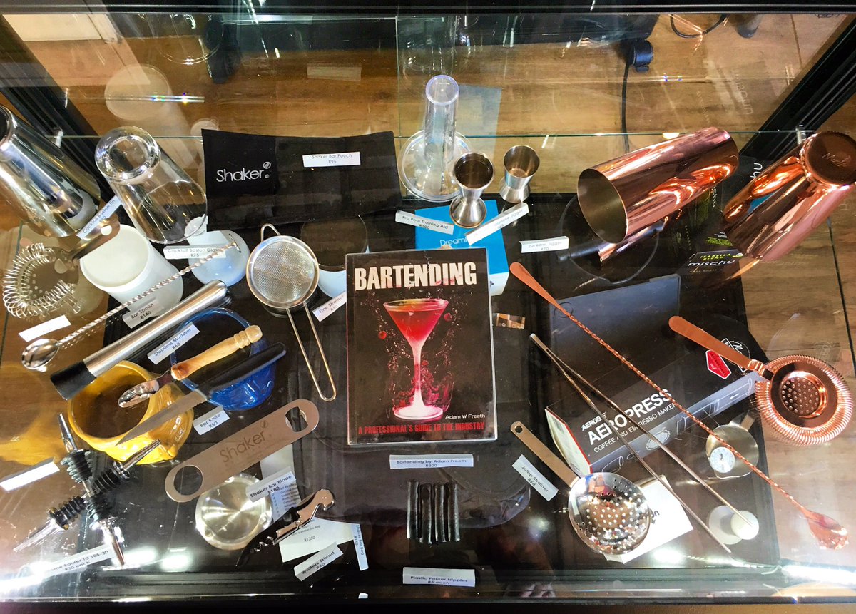 New equipment arrived this morning! Get in contact with ShakerSA if you are looking to buy new equipment #bartending #barschool