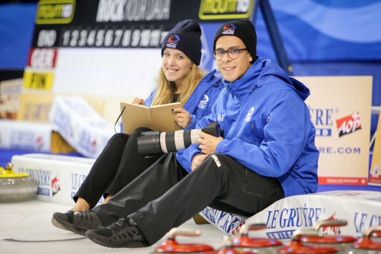 worldcurling's tweet photo. Our Sport Media Trainees @jojolats & @jeffreyau13 give their final thoughts on #ECC2016 in Scotland > https://t.co/lnM3sTdcnf #curling https://t.co/xL3L4vWp9L