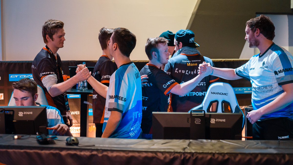 Venko_Gaming's tweet photo. We could not take the win against @thelowlandlions last week, but the trophy will be ours next year! @ESLBenelux #VenkoCS #VenkoWIN https://t.co/jzG5c41wZN