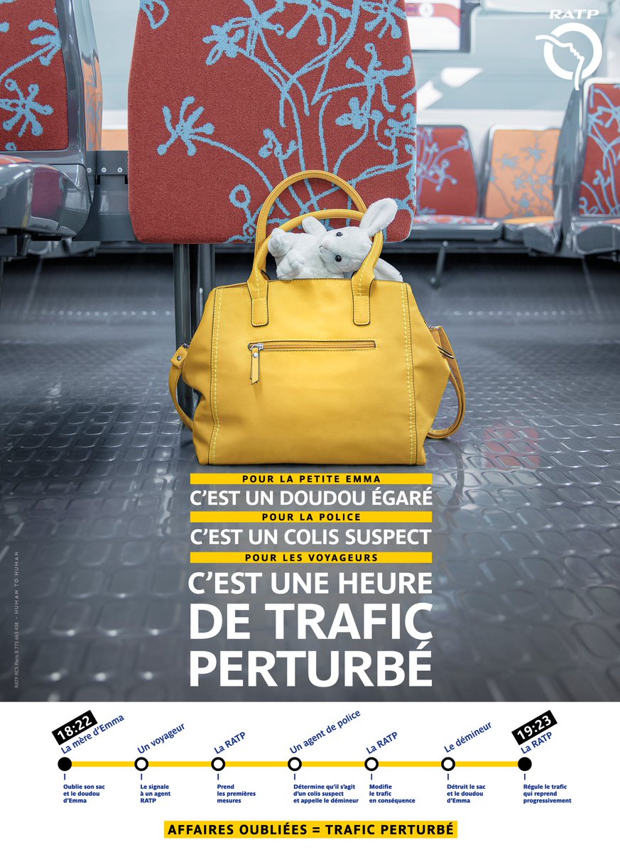 La #RATP lance une campagne inédite de sensibilisation sur les colis ...