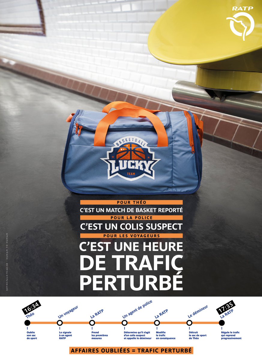 La #RATP lance une campagne inédite de sensibilisation sur les colis ...