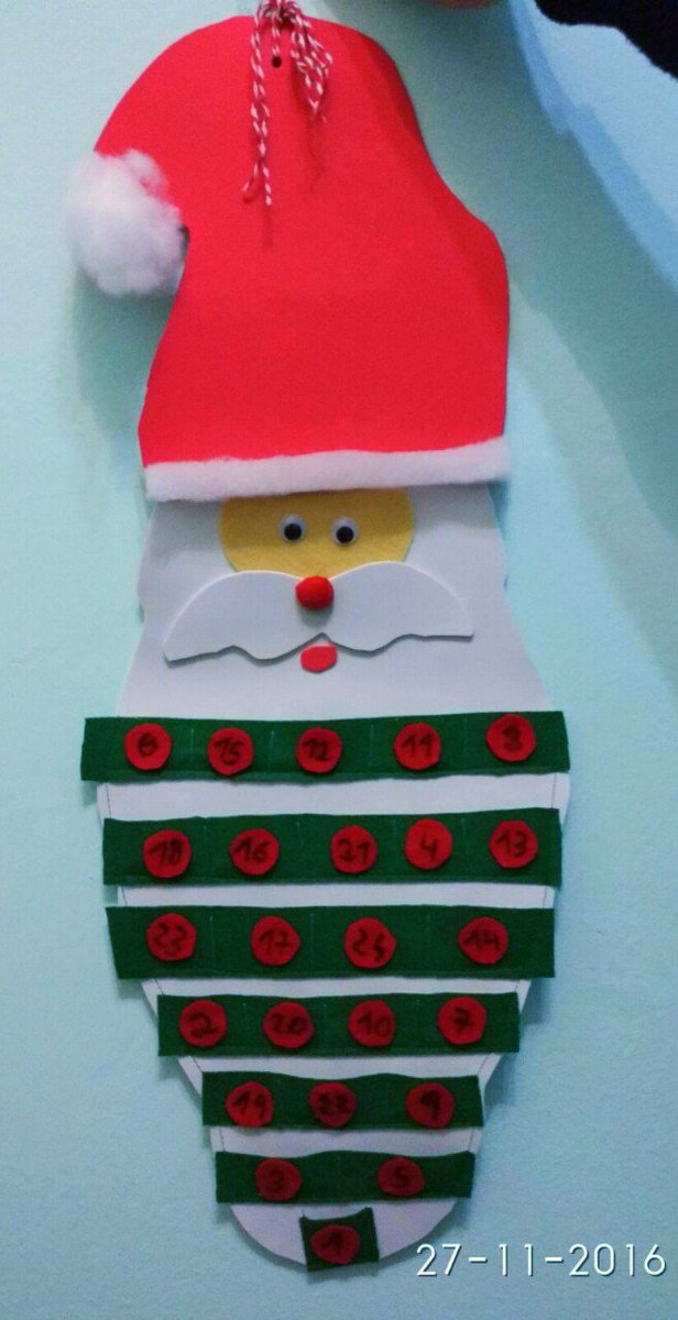 DitellesEsther's tweet photo. Calendario de adviento 2016 #calendarioadviento, #navidad2016, #tradicionesnavideñas, #chocolat, #madreartista, #hechoamano https://t.co/TqsjyLAcQY