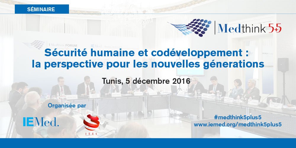 IEMed_'s tweet photo. #MedThink5plus5 | 1ère séminaire du réseau de think tanks du #Dialogue5plus5. Auj. à Tunis avec @IEMed_ @ITESTunisie https://t.co/4CTrODsGzb https://t.co/ePKcPYl87C