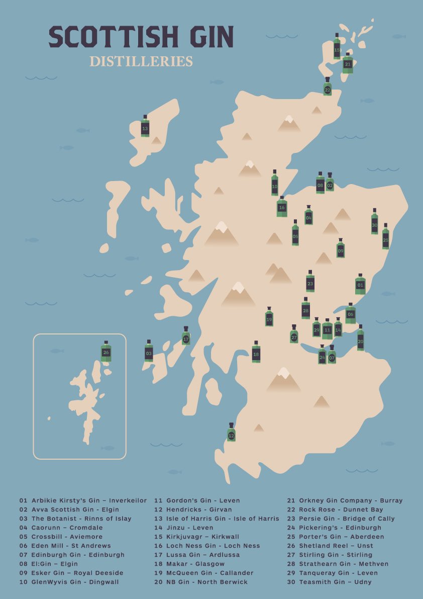 aekido's tweet photo. Scottish Gin Distilleries

Printed on @GFSmithpapers Accent Antique Silk

Available on Etsy https://t.co/cfQeN1oQir

#gin #scottishgin #map https://t.co/l5CiqrIW9i