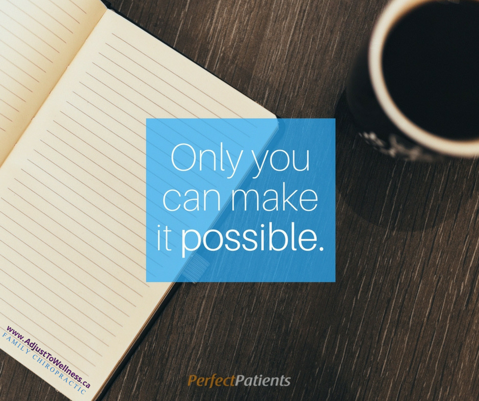 ATWFamilyChiro's tweet photo. Only you can make it possible. #MondayMotivation #MakeItHappen #YouCanDoThis #AdjustToWellness #FamilyChiropractic #Chiropractic https://t.co/R08ef6Ct6w