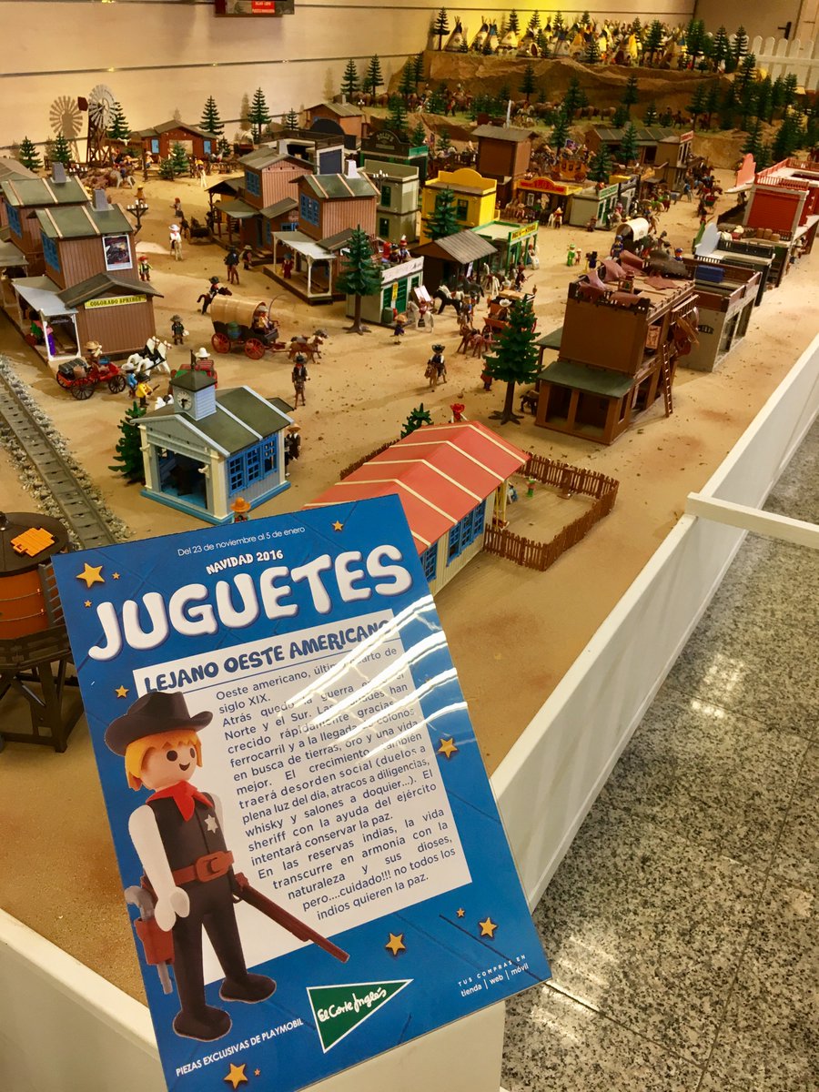 Playmoclick's tweet photo. Dioramas de #Playmobil en El Corte Inglés de Sanchinarro! Escalera B/S2
Hasta el 5 de enero! https://t.co/ACodbKDScs