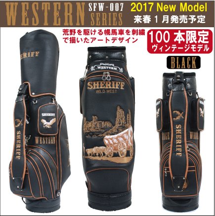 ☆100本限定☆WESTERN SHERIFF ゴルフバッグ ☆100本限定☆WESTERN SHERIFF ゴルフバッグ 【公式通販】