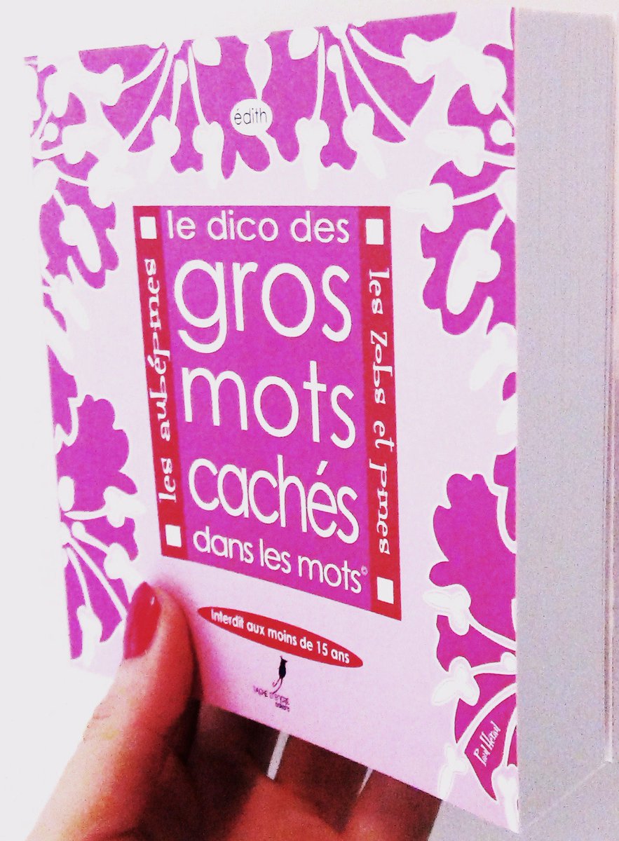 EdithLeDico's tweet photo. Quand t'envoies ton Q.i dédicacé à #Quotidien #yannbarthes ;-)
P. 229 du Dico des gros mots cachés dans les mots https://t.co/fhq6m45XTk https://t.co/yi25R9oU3r