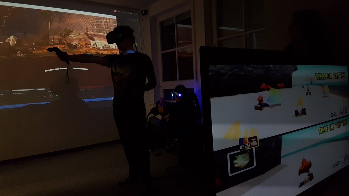 Last weekend we arranged a Lan Party in our offices. Rocket League, Garrys Mod and the #VR / N64 chillout area were highlights #GamingLife