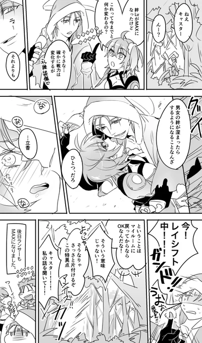 【きゃすぐだ♀】絆レベルMAXにかこつけて魔力供給じゃないおせっせがしたいキャスニキ 