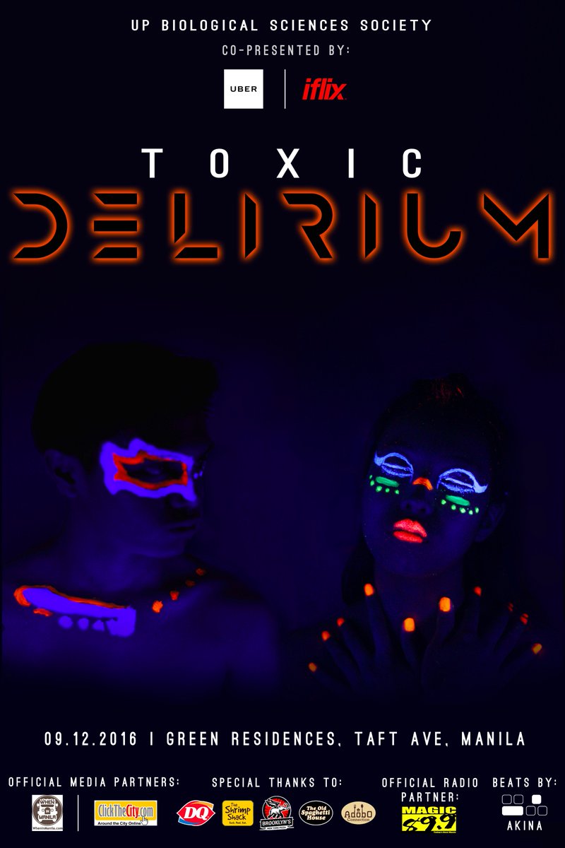 UP_BSS's tweet photo. Let the power surge through your veins.
Like, Elijah Bugaoisan and Yana Kalaw, give in to your desires in Toxic: DELIRIUM.
#Toxic2016 https://t.co/6sVyJwYhTV