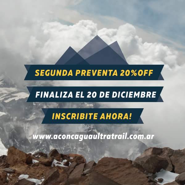 aconcaguaultra's tweet photo. https://t.co/PXTFirKjVS Segunda preventa 20% off + 10% acumulable para Running Team #AconcaguaUltra https://t.co/Cb44XCkPCW