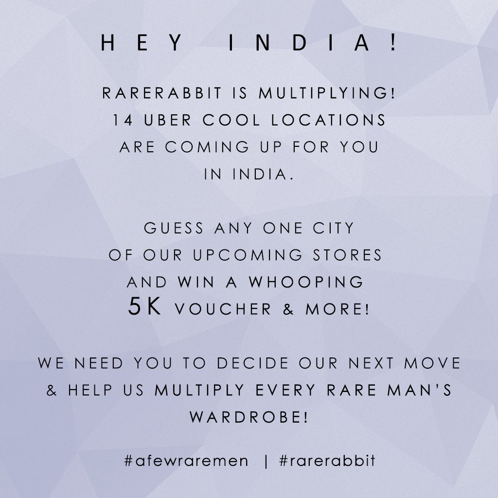 Rare Rabbit tweet media