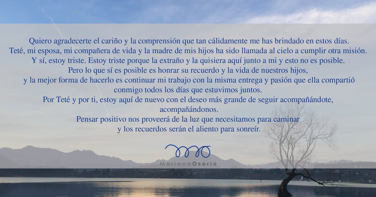 marianoosorio1's tweet photo. ¿Qué sigue después de tanto dolor? https://t.co/7JYHFrVpar