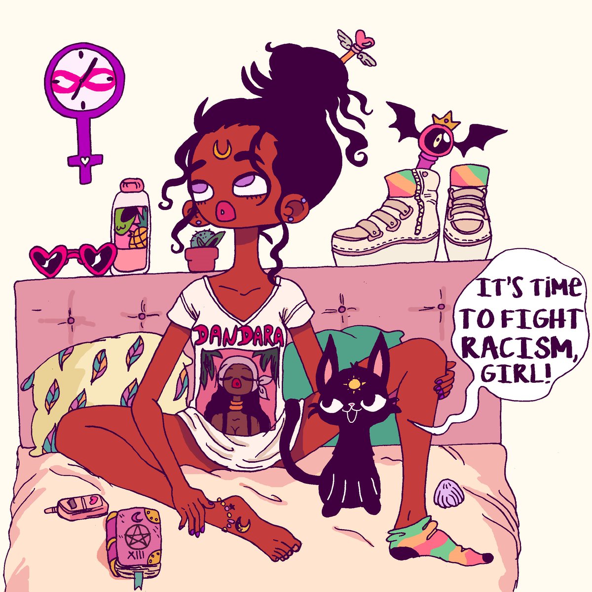 viteloii's tweet photo. #racismo #sailormoon #blackmagic #afro #arte #negra #empoderamento #blackgirl #feminism #art #dandara #blackpower #bomdia #BlackLivesMatter https://t.co/jr7vO4BwIj