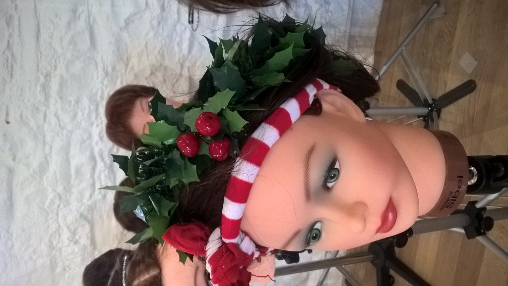 JemmaACT's tweet photo. ACT Bridgend Hairdressing group getting into the Christmas spirit. https://t.co/7VueWfrK4d