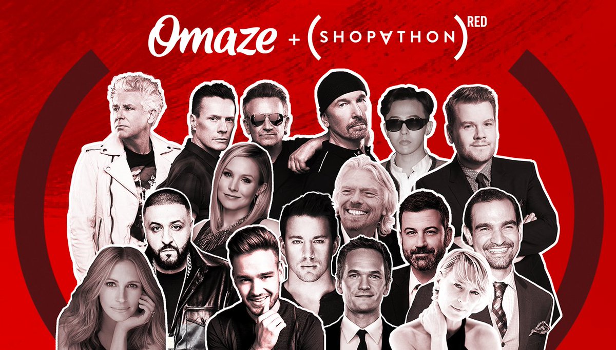 RED's tweet photo. Wild &amp; winnable experiences with your favorite celebrities. Donate $10 to @RED for the chance to win: https://t.co/AdJ2ASNdbF #SHOPATHON https://t.co/ODCbfMsh9f