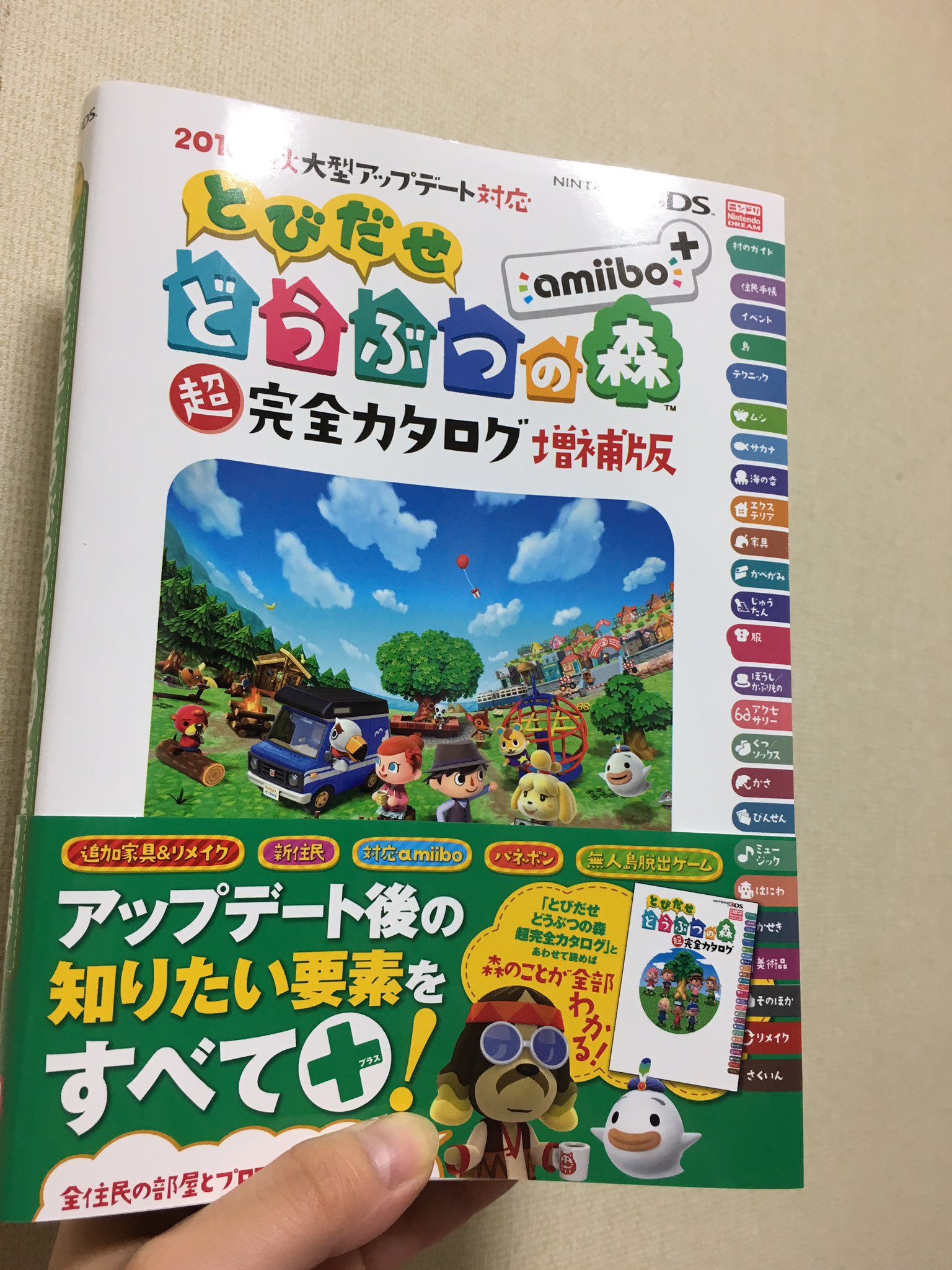 としちゃん ニンドリの攻略本を買いました 目次と新要素 無人島脱出ゲームの攻略などはかんな感じ どうぶつの森 とび森 T Co Aomut9fu7e Twitter
