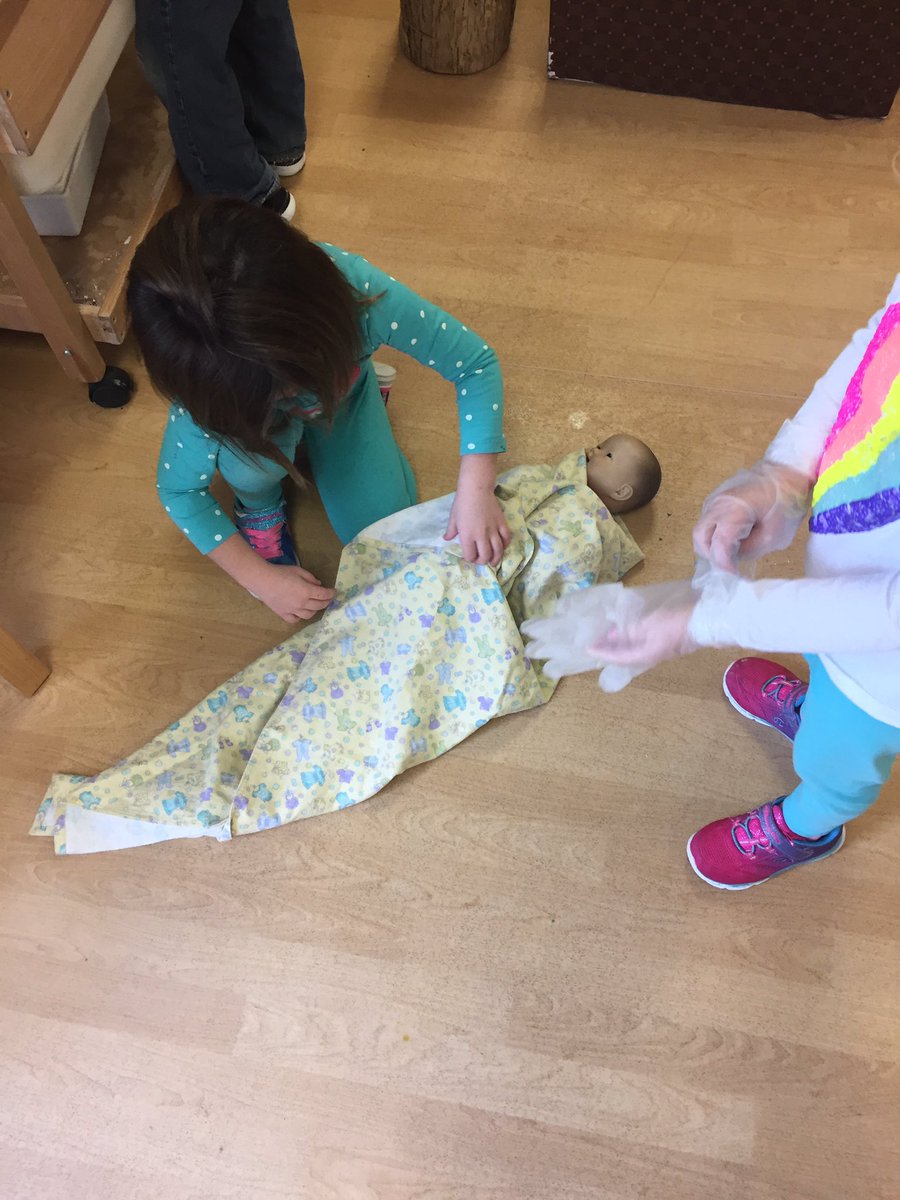 K2Wellesley's tweet photo. Tallulah and Mia are baby experts! Never underestimate how much children take in and observe! These girls knew this all on their own! 👶🏼 https://t.co/77dVmWifRU