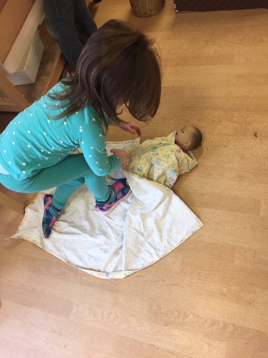 K2Wellesley's tweet photo. Tallulah and Mia are baby experts! Never underestimate how much children take in and observe! These girls knew this all on their own! 👶🏼 https://t.co/77dVmWifRU