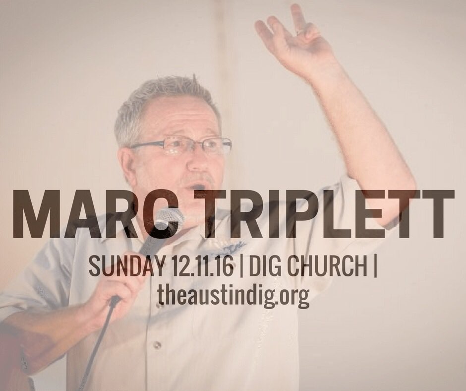 TheAustinDig's tweet photo. Join us this Sunday December 11th for special guest Marc Triplett. https://t.co/tZUO8Yvst4