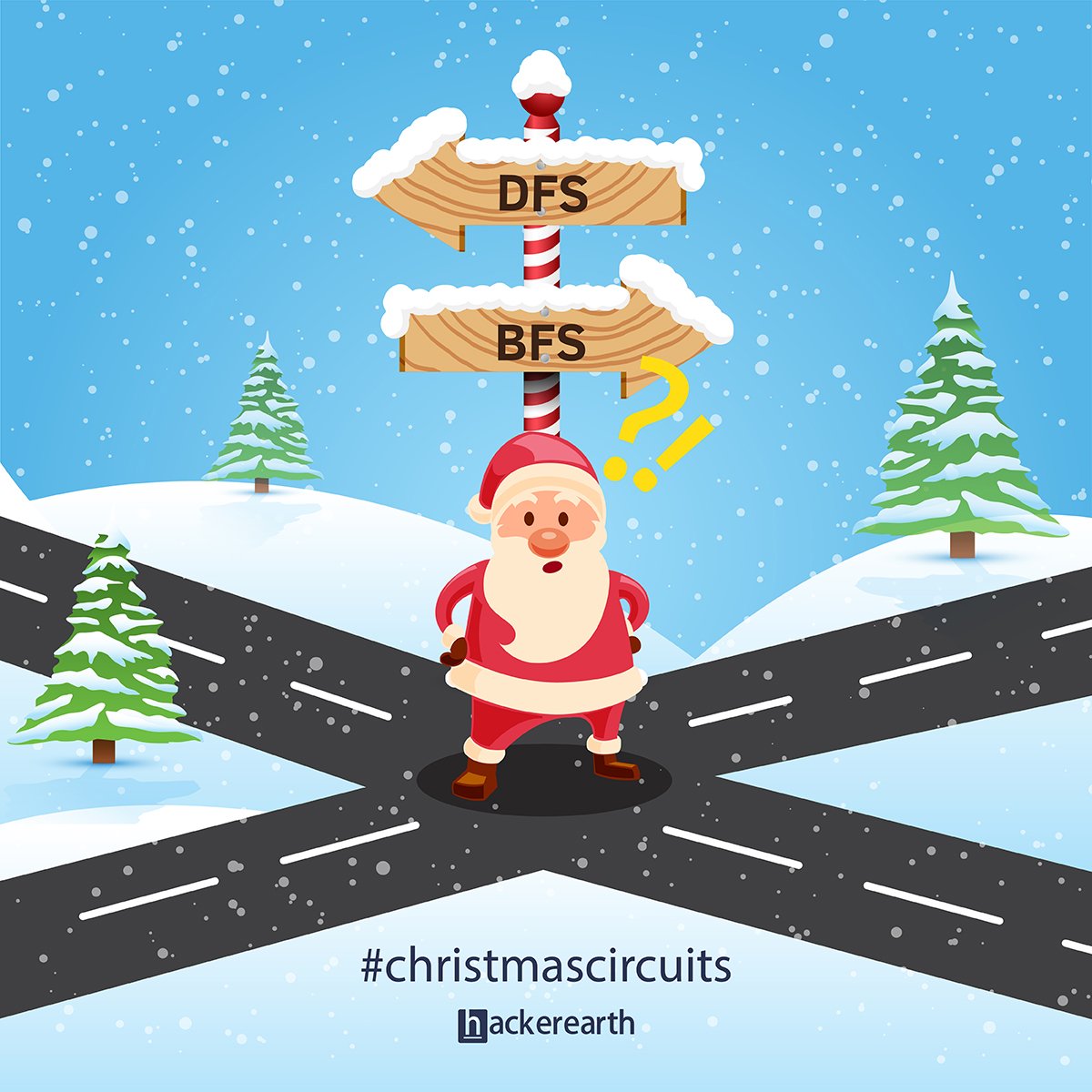 HackerEarth's tweet image. Help Santa. #BeABetterProgrammer. Participate in #ChristmasCircuits -&amp;gt; hck.re/Sj8MBT