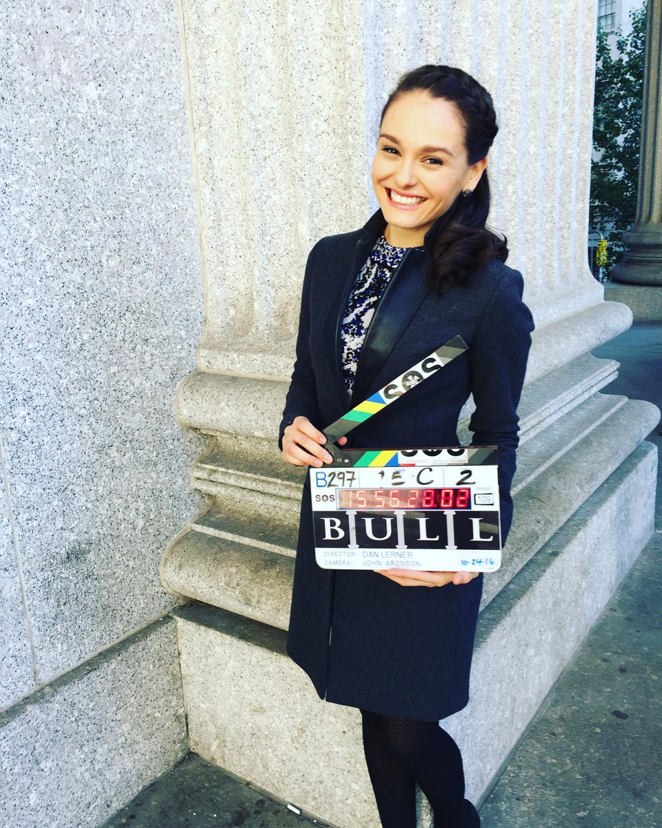 UMKCTheatre's tweet photo. Don't miss alumn @ajmorale_ in new TV show Bull. On CBS Tues. Dec. 6, 8pm Central. She plays Alison Carp. Congrats Andrea! https://t.co/N8u1KVpGCh