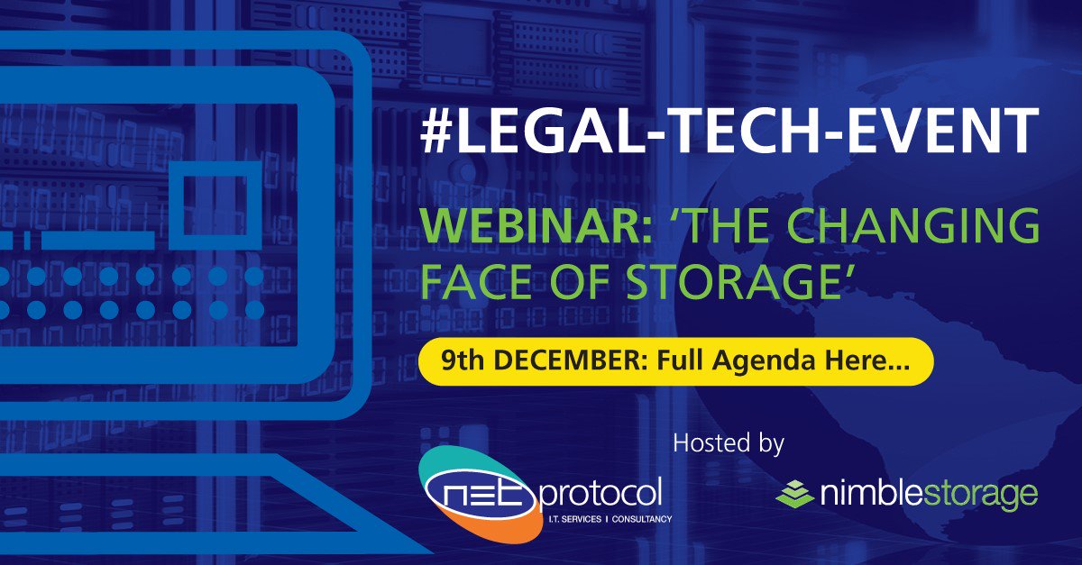 netprotocol's tweet photo. #LEGAL-TECH-WEBINAR this week: How can you eliminate application downtime, raise productivity &amp; reduce costs? -  https://t.co/9xUwiymovq https://t.co/FNPlPU42Fp