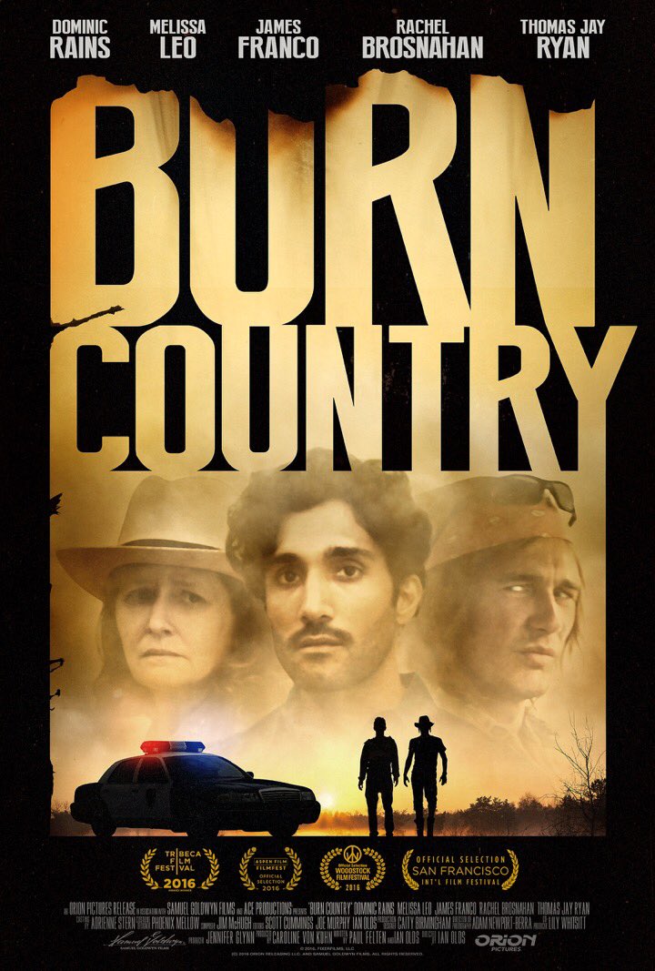 bflybuzz's tweet photo. Don't miss #burncountrymovie starring @dominicrains & @JamesFrancoTV opening this weekend. #movies #film #tribeca2016 #iranianamerican https://t.co/I0ghHXo4zR