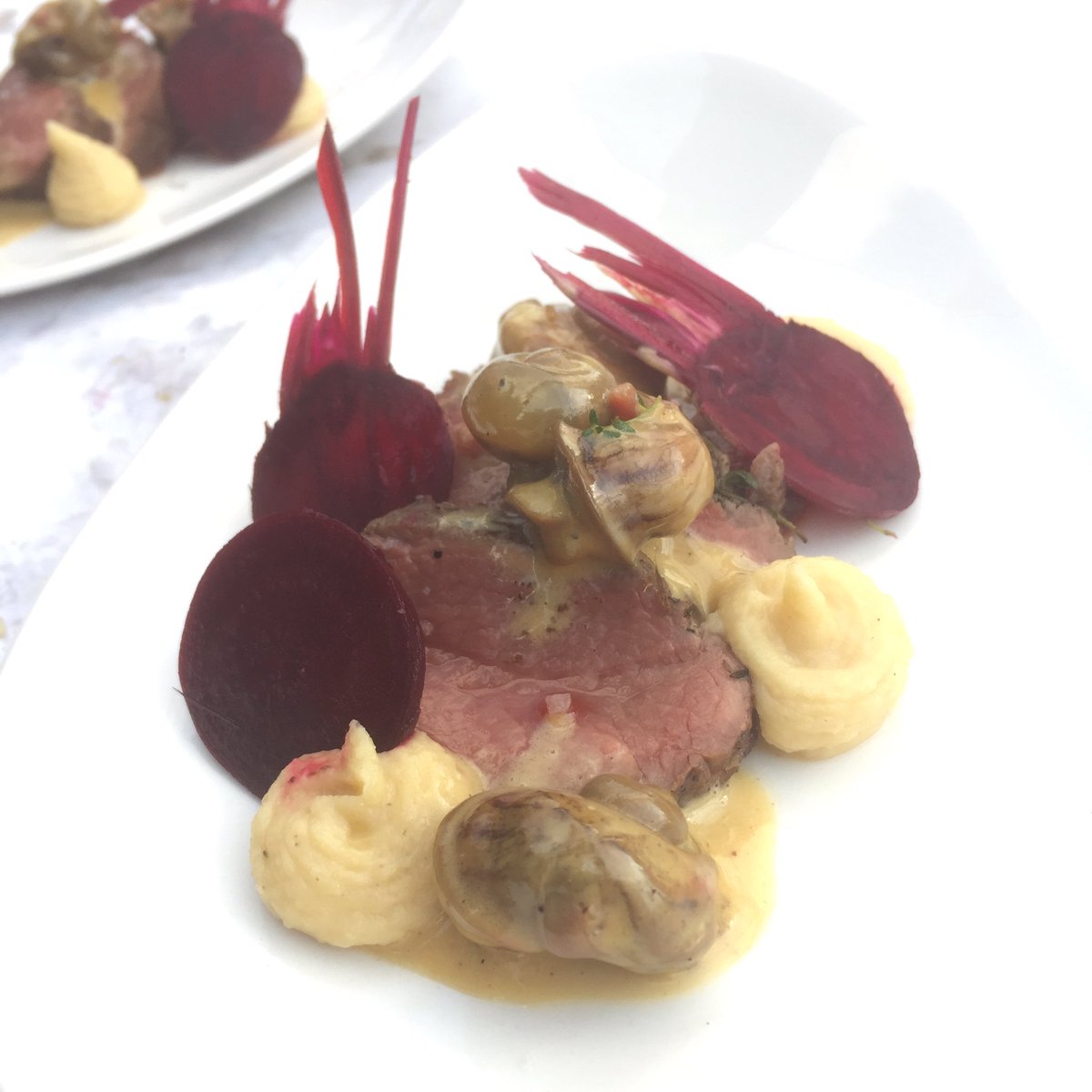bredemoestuin's tweet photo. Fazant met slak, ree met slak énduif met slak, alles lekker! @LennardterHall #wild 
Eten uit het landschap https://t.co/wkw8oisDXT
