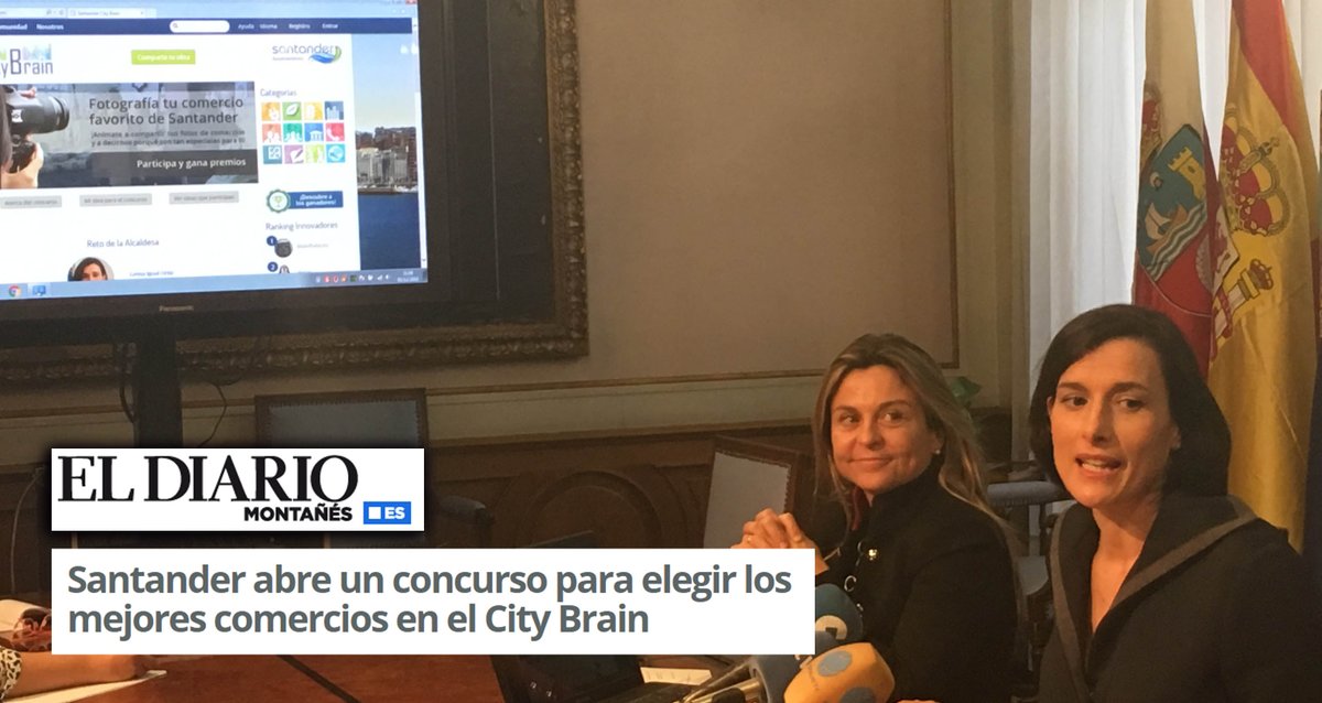 EAyuso2_0's tweet photo. Hoy @gemaigual Alcaldesa Santander y @pilarroch COO @ideas4all han presentado en el Ayuntamiento nuevo concurso en https://t.co/jN6EfGy9dm https://t.co/1oK9UTGV7Y