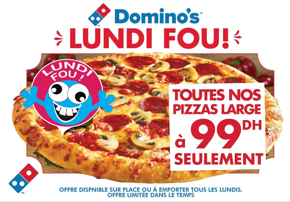 Domino's Pizza Maroc (@dominos_maroc) on Twitter photo 