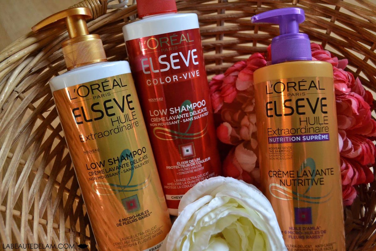 labeautedelam's tweet photo. #BLOGPOST les #LowShampoo #Elsève de @lorealparisfr sont bluffants ! Je vous en parle ici : https://t.co/vMmK5ABbR2 https://t.co/v83VSPjfbi