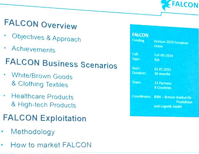 FalconH2020's tweet photo. FALCON pitch presented at #EFFRA workshop "Making Innovation Happen" (https://t.co/oAwU8w7Dfr) now availabe: https://t.co/Y62hCGb6TD https://t.co/y4J3QqNA5T