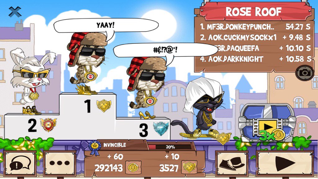 donkeypuncher_1's tweet photo. All those guys just got washed #funrun2 #CuckmySockx1 #DaQueefa #Darkknight https://t.co/lfbX5nwDJL