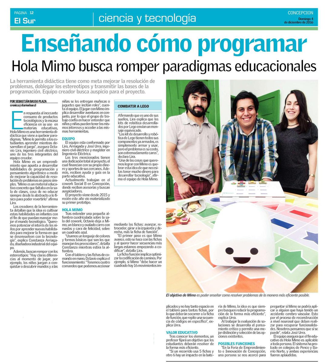 coworksocialb's tweet photo. ¡#BuenosDías! Conoce a #HolaMimo un #emprendimiento de #SocialB que busca cambiar los paradigmas #educativos, en https://t.co/v69P15NU3M https://t.co/9DiQ7WpVhA