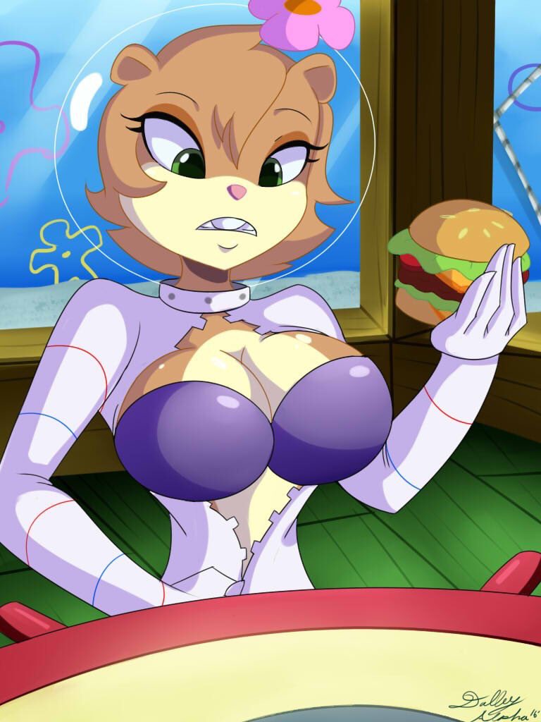 BondageRara's tweet photo. I might make a lewd sandy cheeks account, because look at her! So beautiful! With bondage of course , so who thinks I should? https://t.co/HocP7OVdGK