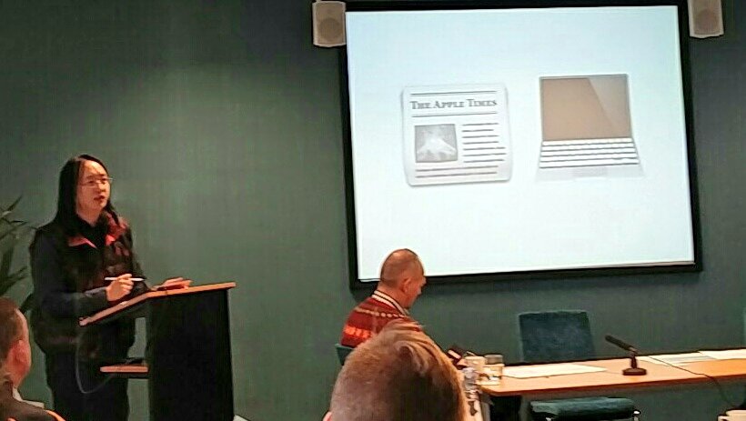 j0e_m's tweet image. Also loving that @audreyt&apos;s presentation is 99% emoji #digitallocal