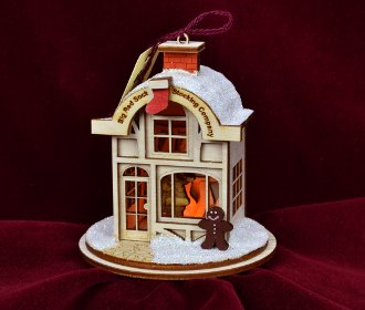 Start a new family tradition with our Ginger Cottages! nortonsusa.com/Single-Ornamen… #madeinUSA #holidayvillage #holidays
