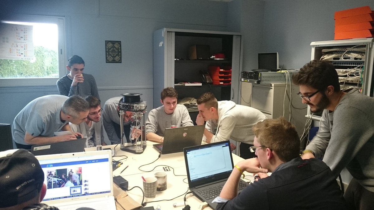 K_Goarand's tweet image. Aujourd'hui atelier  #imprimante3D   @Armor_Code