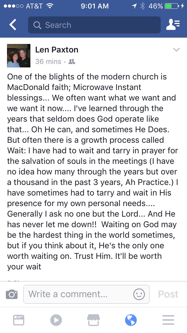 pastorlen's tweet image. #LearnToWait #Trust