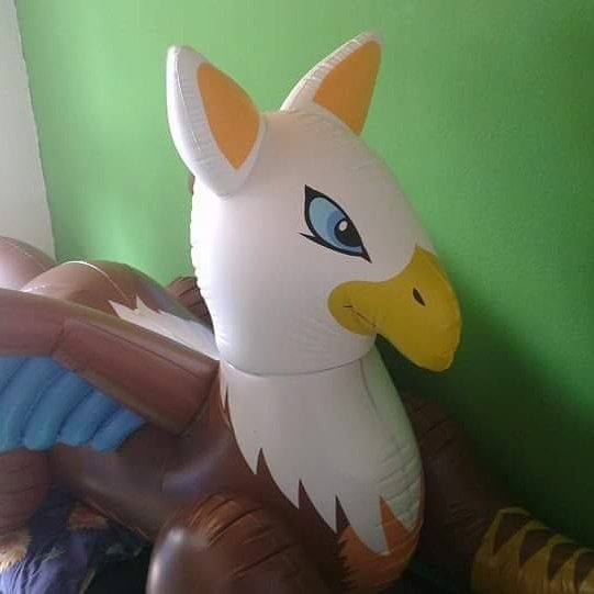 RoxorJoe's tweet photo. My first beloved Gryphon #Inflatable #Gryphon #Inflatableworld https://t.co/ZPPMqd7NxN