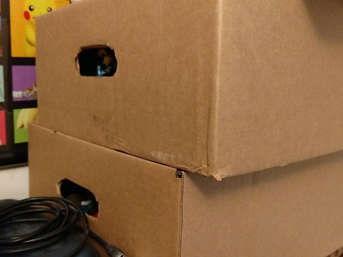 Advntrbuddy01's tweet photo. Hey guys

My amiibo are still in the box

From when I moved in August

#InBoxCollector https://t.co/25t8tuMYkw