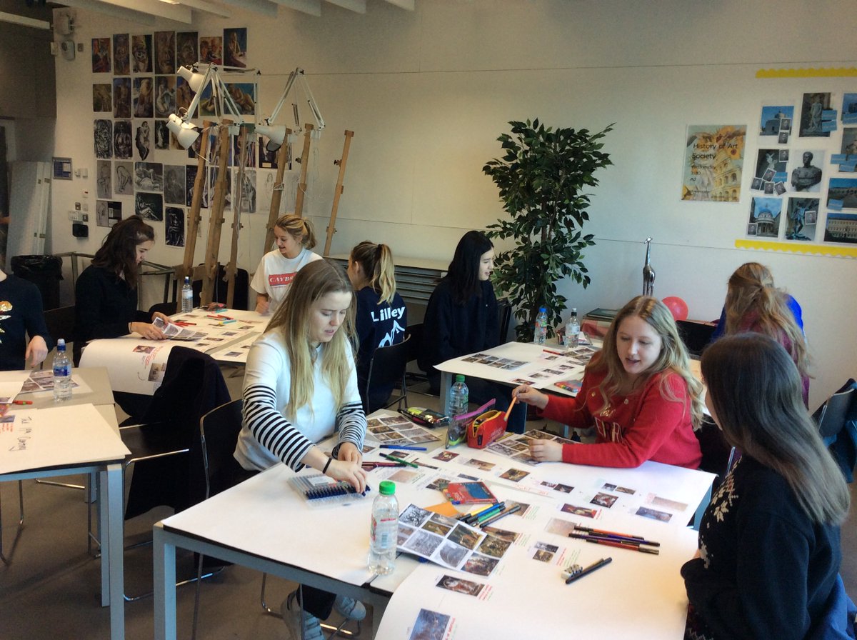 LEHSchool's tweet photo. UVI Art Historians spent a fantastic morning learning about 19th Century Art &amp; Politics. Thank you @cthebigpicture #LEHSchool #arthistory https://t.co/YeXcLtPm5R